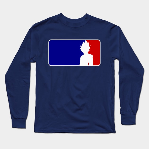 Vegeta Major League Z Long Sleeve T-Shirt by Insanity_Saint